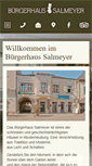 Mobile Screenshot of buergerhaus-salmeyer.at