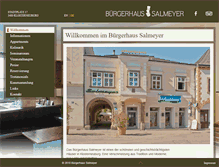 Tablet Screenshot of buergerhaus-salmeyer.at